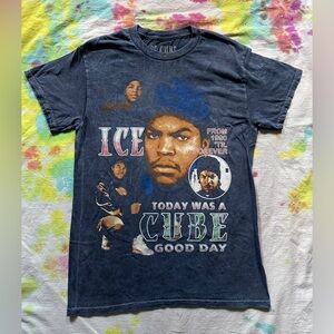Ice Cube 90s NEW Vintage Style Band T-shirt Today was a Good Day Sz Small Unisex